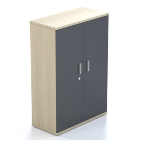 4 TIER HINGE DOOR BOOKCASE