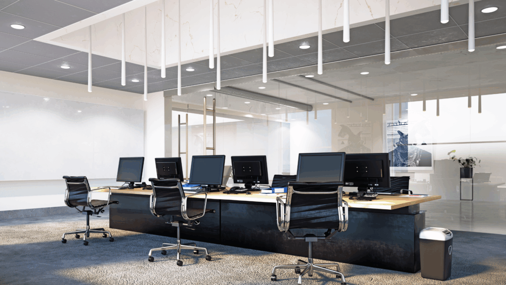Modern open-plan workstation setup by Akandi Office Furniture in Centurion, South Africa