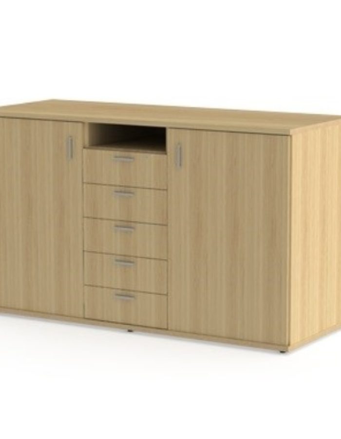 SERVER UNIT 2 DOORS & 5 DRAWERS